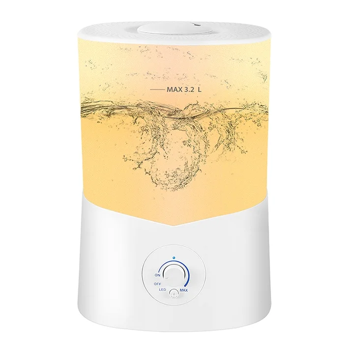 New Simulation 3D Flame Humidifier Factory 130ml Desktop Ultrasonic RGB Colorful Flame Aroma Diffuser