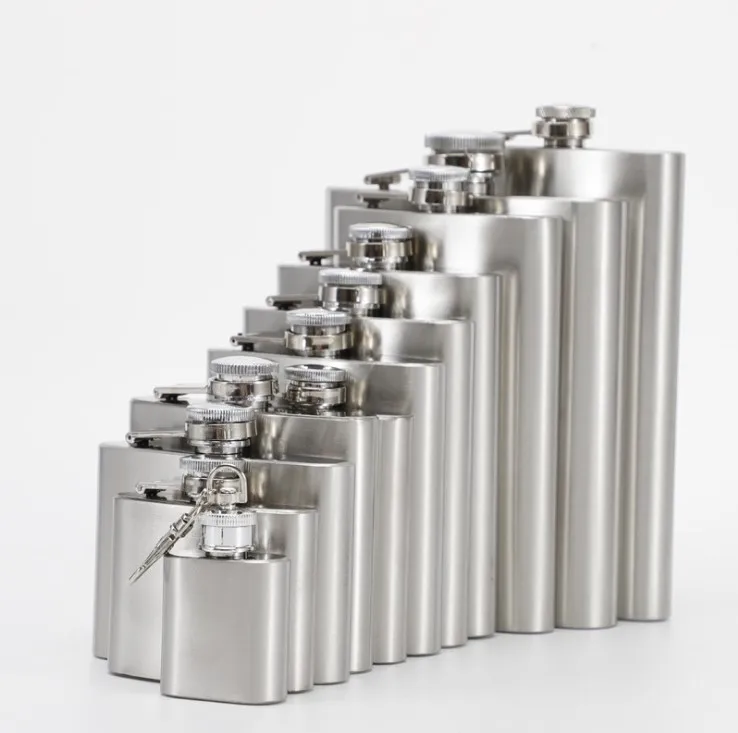 
Customize Stainless Steel liquor bottle Portable Whiskey Pocket wine pot 