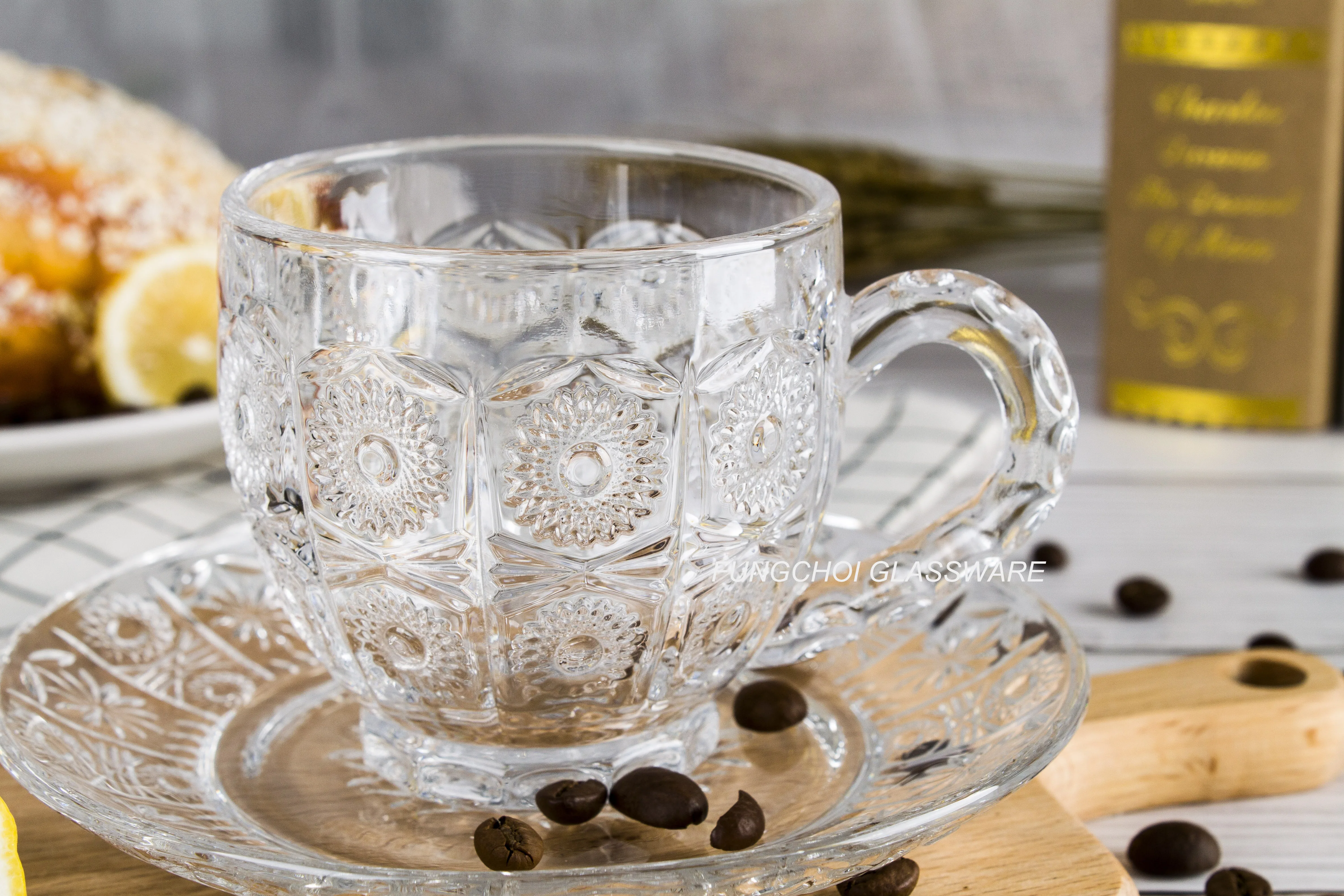 7oz 200ml exquisite coffee cup set ethiopian coffee cup set traditional glass coffee cup