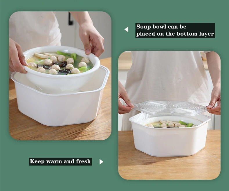 Insulation Household Dish Cover Leftovers Multi-layer Storage Rack Kitchen Artifact Meal Dining food Cover