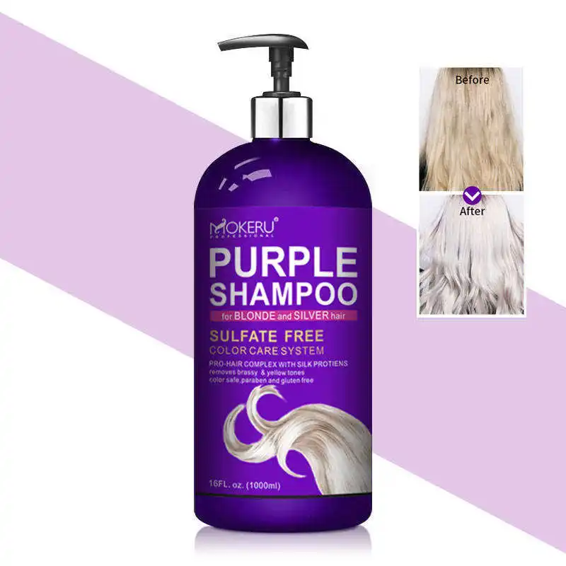 Shampoo Made in China All Natural Purple Shampoo Hair Treatment Biotin and Collagen Shampoo OEM Customized