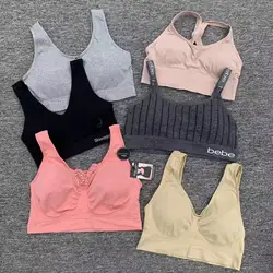 Women high impact comfortable solid color sports bra fitness gym top Sports Bra Azerbaijan Bangladesh