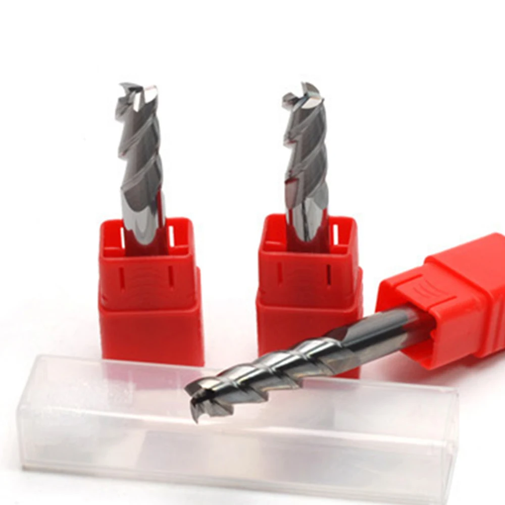 HRC45/65 4 flute tungsten carbide endmill for stainless steel cnc router bits cortadores end mill