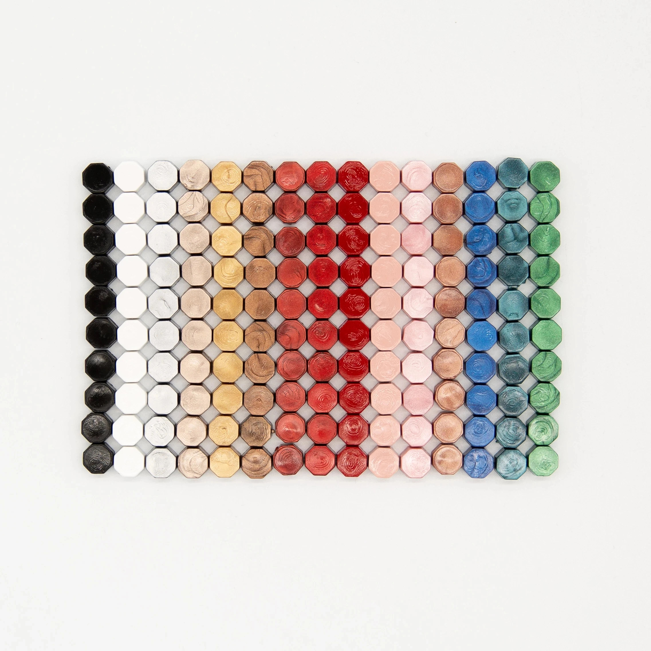 Octagonal Fire Paint Seal Wax Grain Fire Paint Seal DIY Birthday Wedding Scrap booking Material Wax Seal Decoration