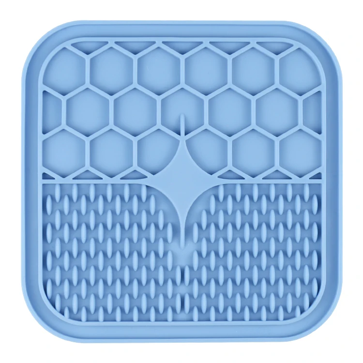 
Amazon Best Selling Easy Clean Silicone Slow Feeder Dog Licking Mat Pet Lick Mat for Dogs 