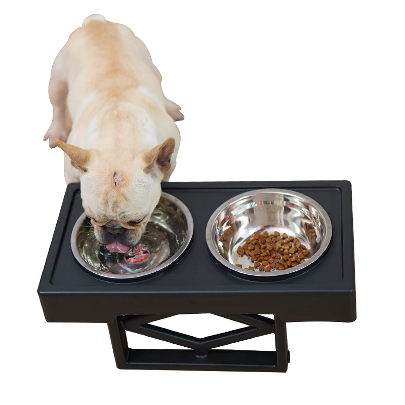 New design black stainless pet bowls for dogs or cats