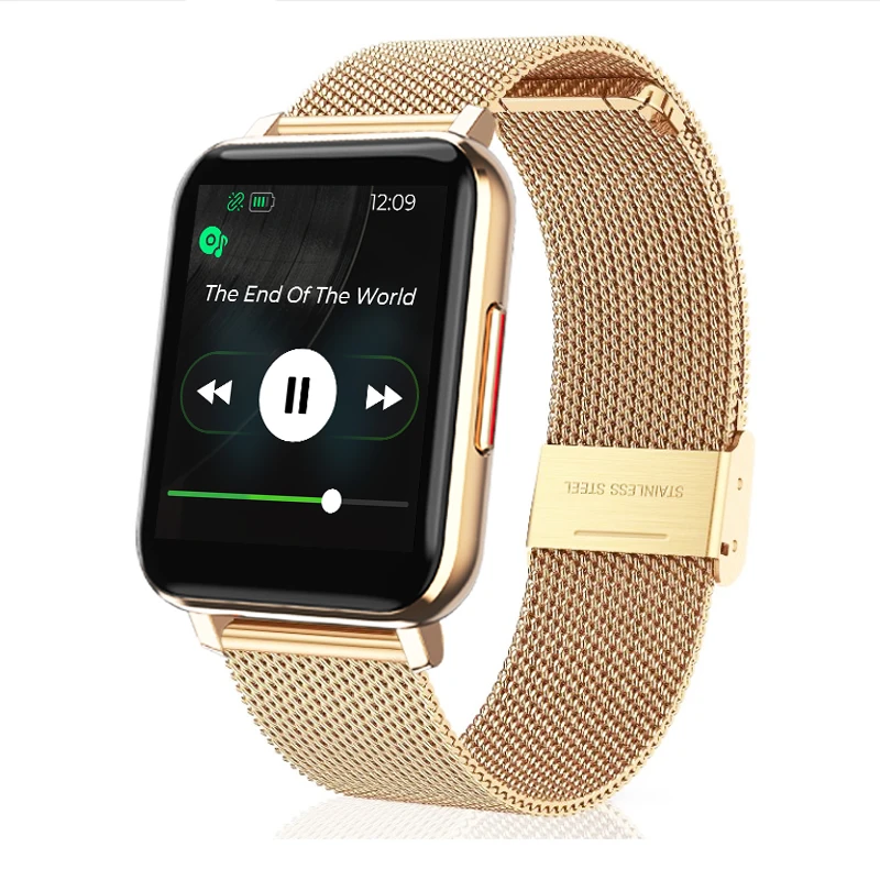 
Amazon hot t500 plus IP68 waterproof seri 6 fitness tracking gps sports smart watch con camera music watch smart wristband 