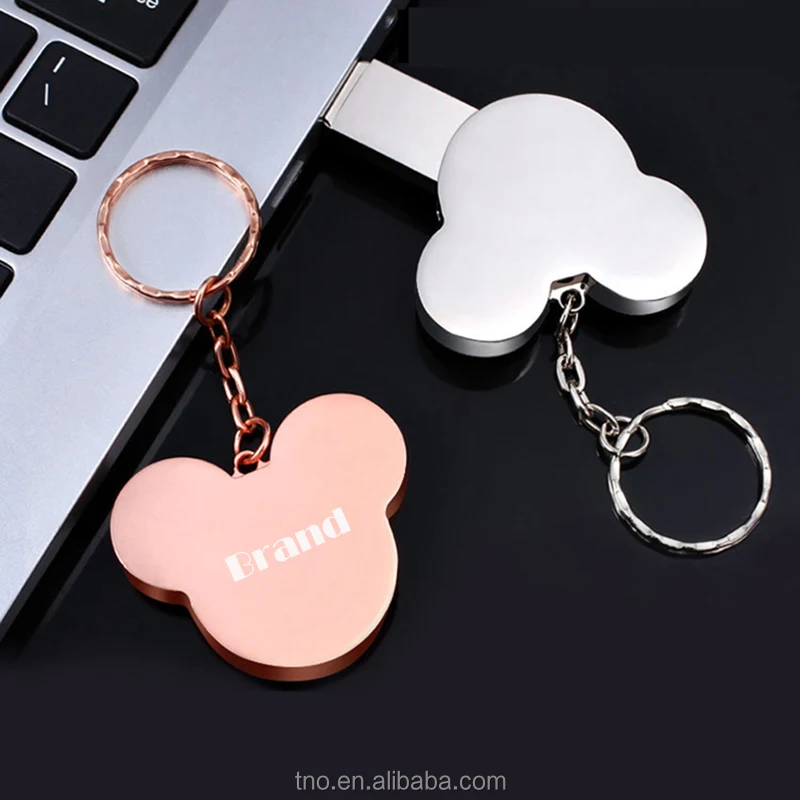  Оптовая продажа USB флеш-накопитель с брелоком для мыши 8 ГБ 16 32
