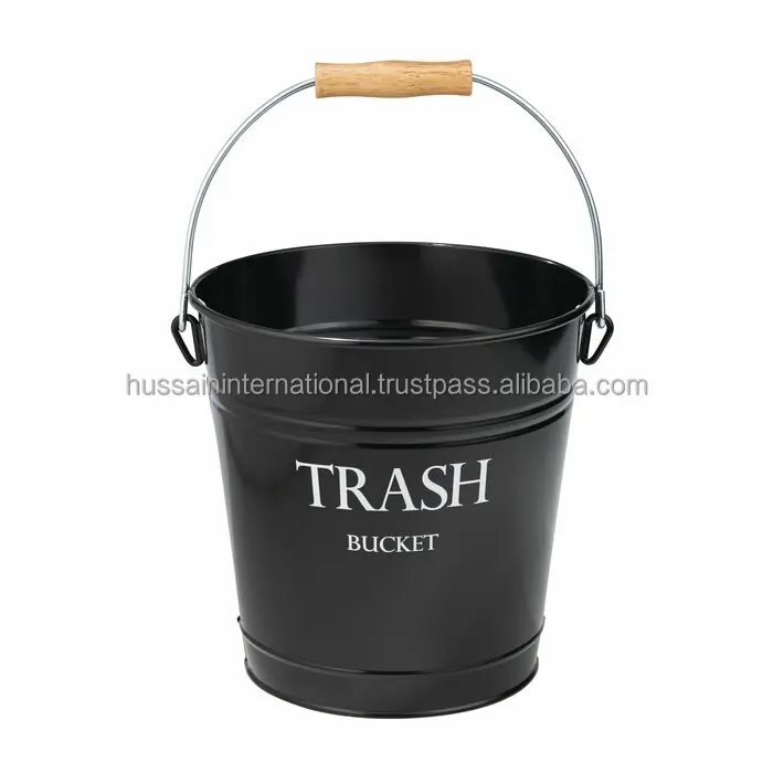 Metal Trash Bucket