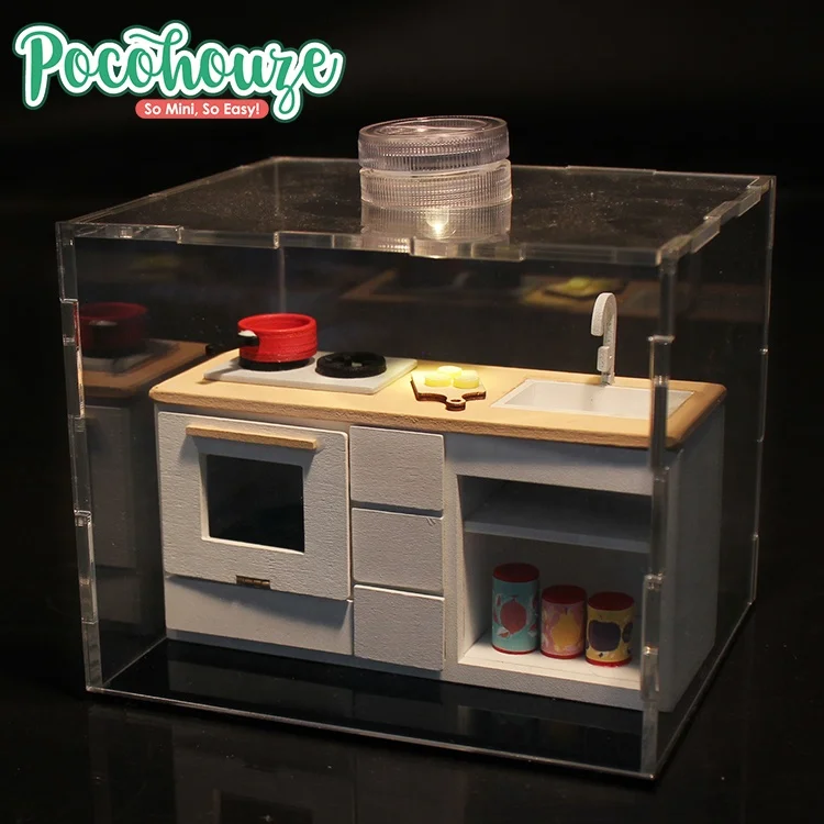 Hot Selling Wooden Kitchen Sets Toys Mini Dolls Home Cooking Toys And Ornaments