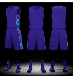 2022 High Quality Design Mesh Breathable Basketball Jersey Uniform Sets