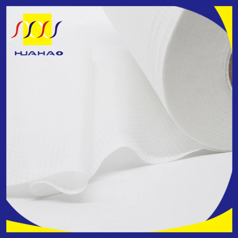 Plain Customized Cotton Spunlace NonwovenDot Pattern Spunlace Nonwoven Fabric for Disposable Face Towel