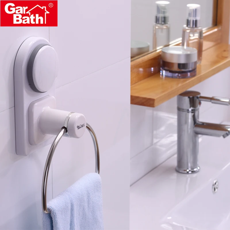 Customized Dishcloth Hanger Bathroom Shower Hand Towel Hanger Vacuum Suction Cup Towel Ring