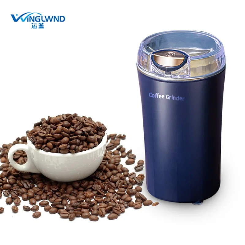 Multi-function Automatic Logo Custom Mini Electric Coffee Grinder Household Nut Spice Bean Food Grinder