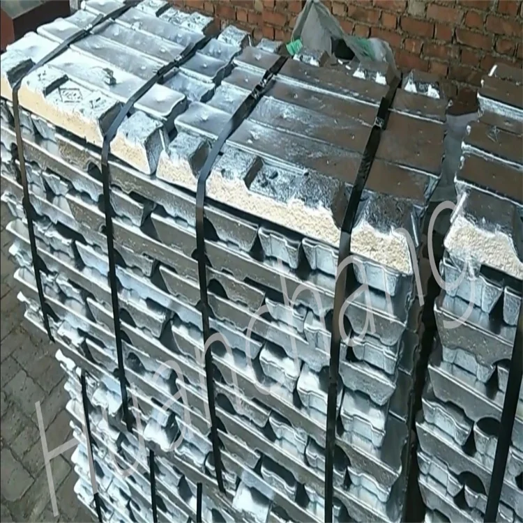Factory wholesale zinc alloy ingots, affordable, can be used for electrolytic lead metal zinc ingots