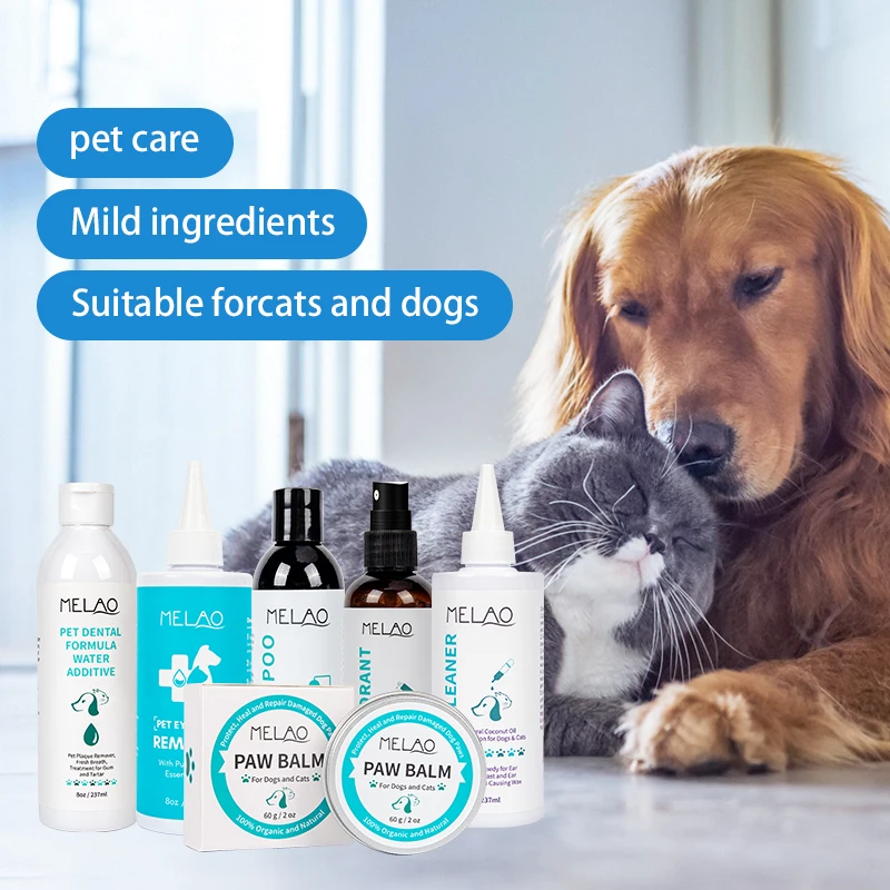 Mascotas Clean Pets Odor Remover Soothing Paw Balm Dogs Shampoo Shower Gel Claw Cream Cat Deodorant Spray Eye Stain Remover