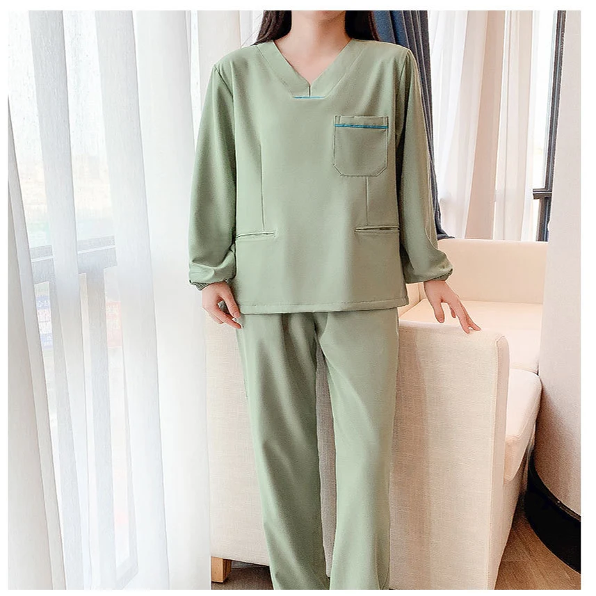 Wholesale Best Design Hospital Staff Uniforms Scrub Set