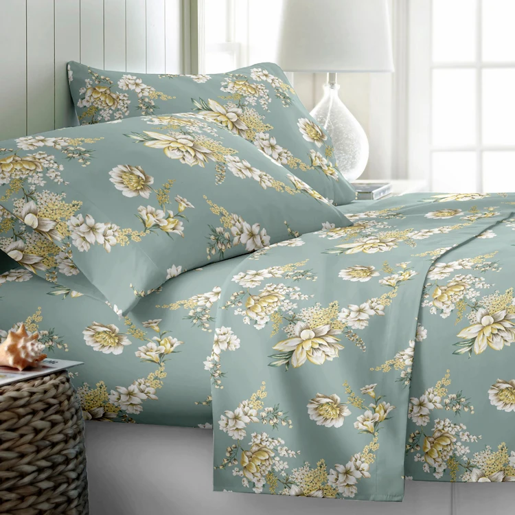 Sheets For Beds New Products 3pcs Microfiber 1800 King Size Bed Sheet Set Kids Bedding