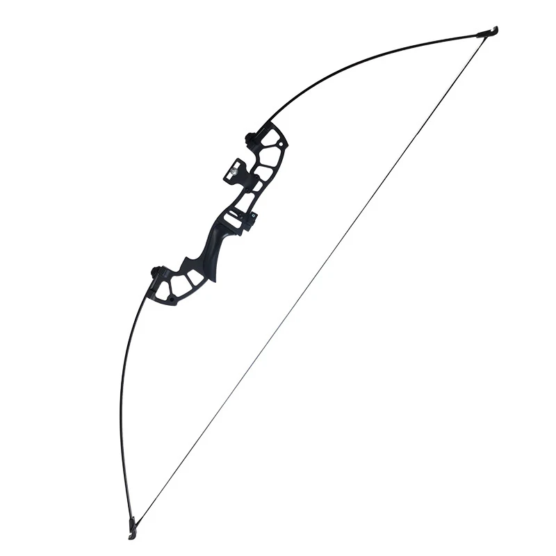 Soul chasing straight pull reverse bow and arrow suit outdoor equipment with changeable bow support and quiver bag