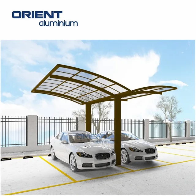 customize outdoor car port garages 10FT*17FT aluminium carport garage kits