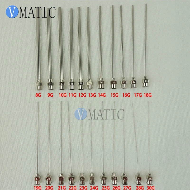 All Metal Tips Tube Length 10cm Stainless Steel Needle
