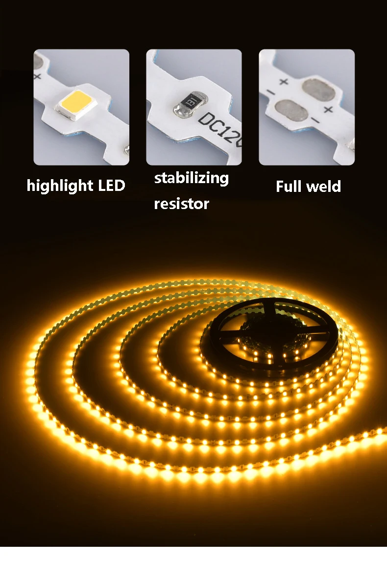 Advertising signboard light box luminous strip 12v 2835 60leds snake soft flexible high brightness led indoor lighting strip