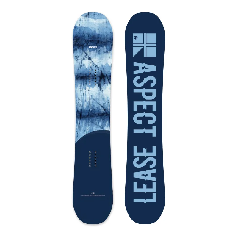 Professional Level Snowboard Pink Cross Country Skies With Flat Pattern And Eight Figure Carving