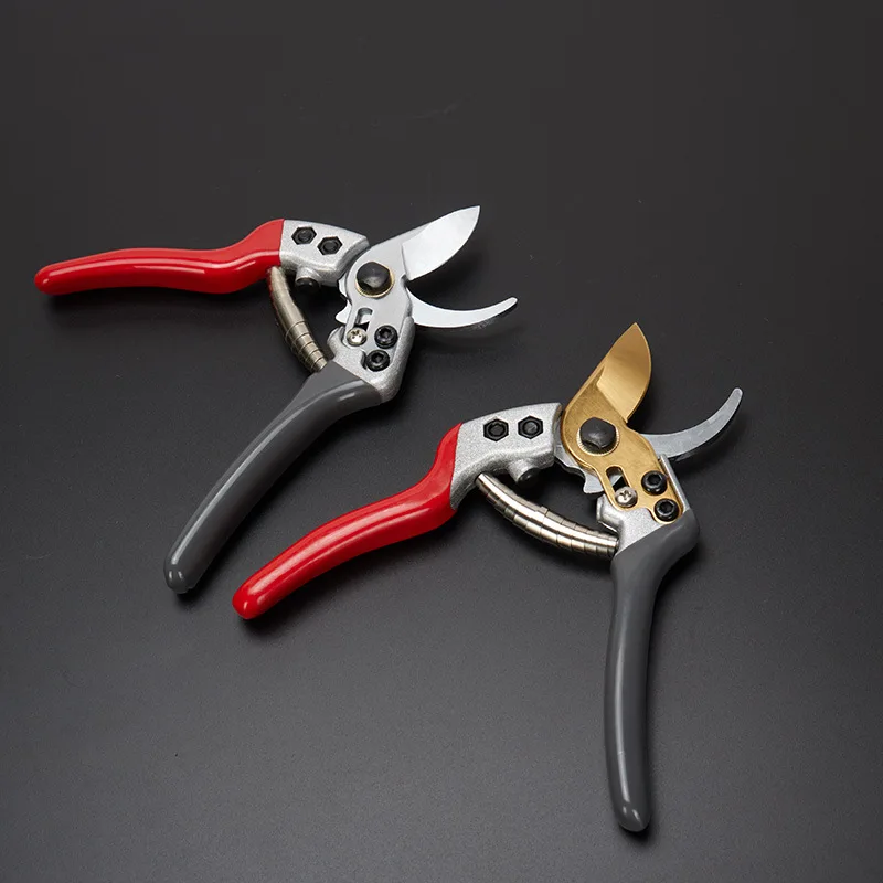
Anti-slip Grip garden hand pruner fruit tree thick branch scissors Manual Bypass Pruning Scissors 
