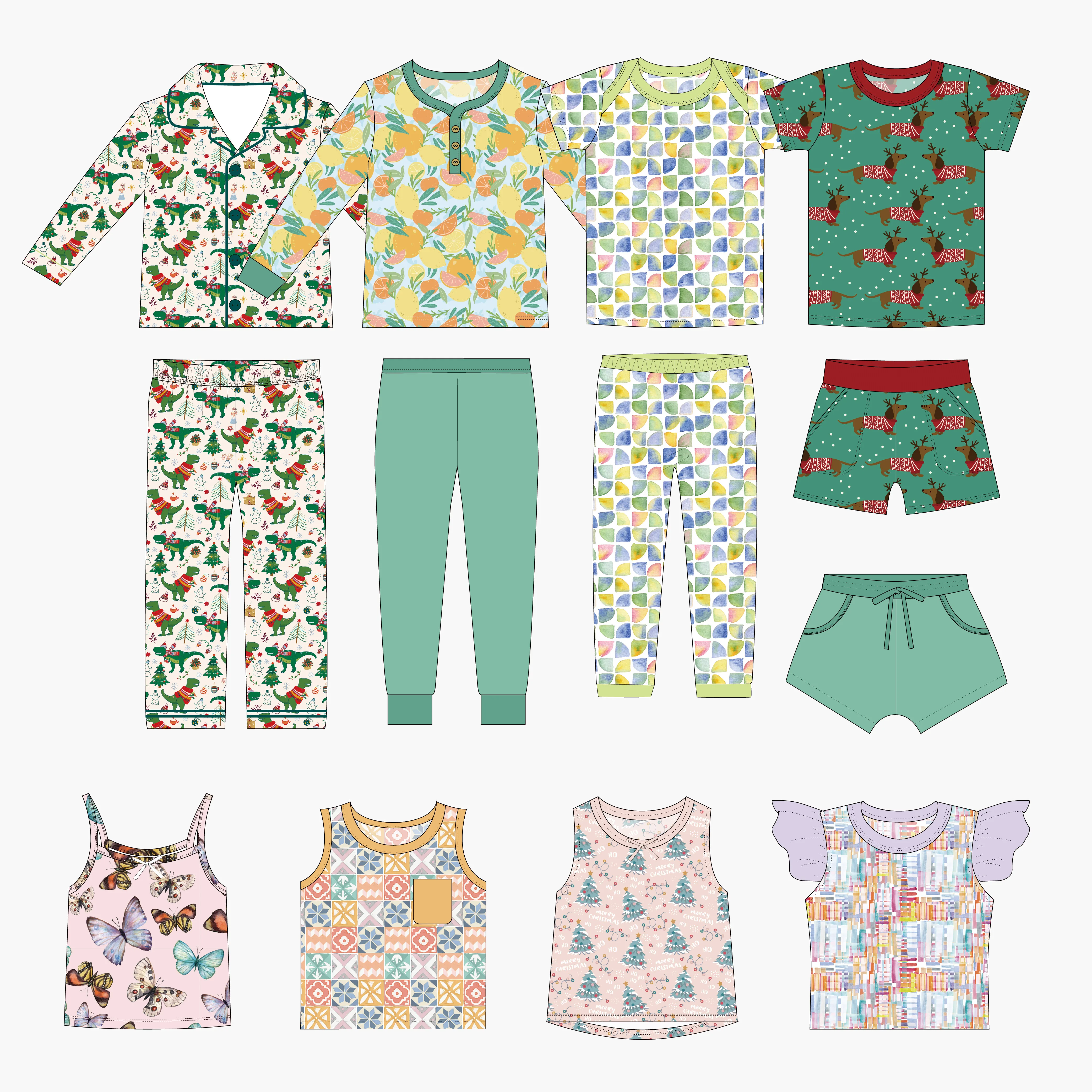 Wholesale new custom logo printing 2 Piece tracksuits for men comfortable winter kid clothes