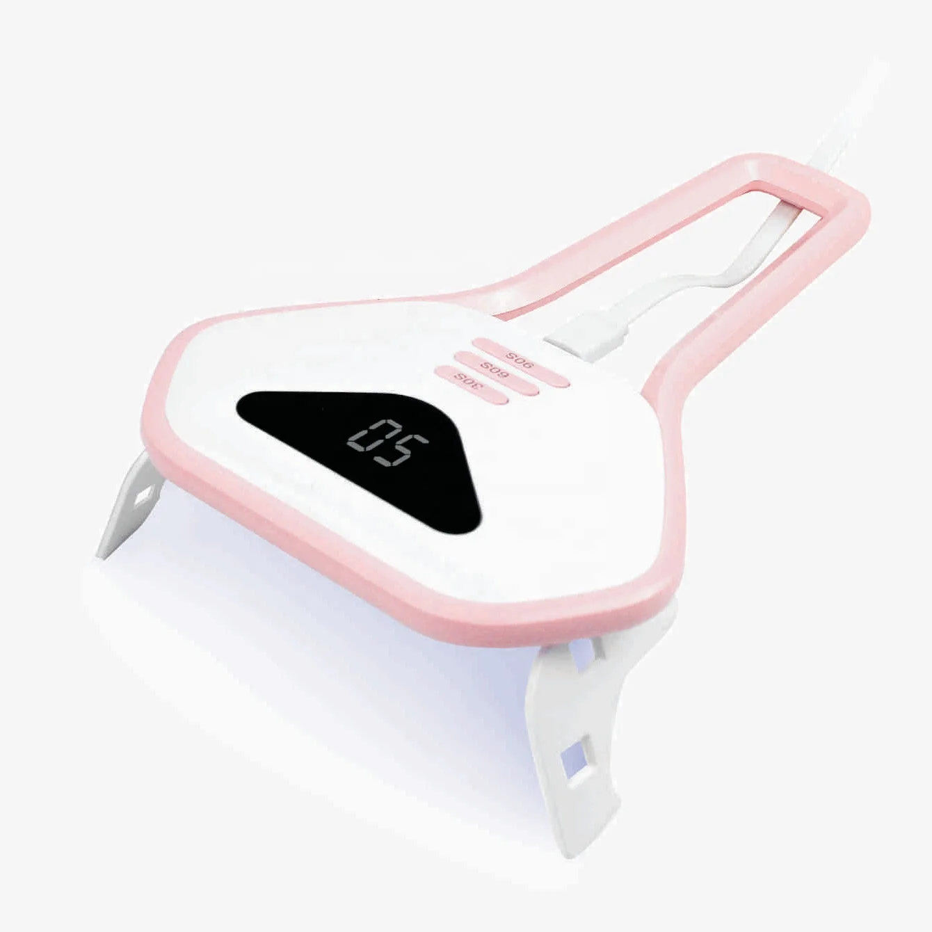 New Product 24w Desktop Handheld Nail Lamp Portable Mini Uv Led Nail Lamp One Finger Flash Cure Nail Dryer