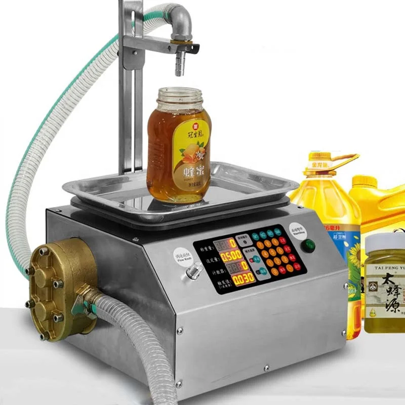 Full Automatic Sub Filling Machine Honey Sesame Paste Edible Oil Glue Viscous Liquid,liquid filling machine
