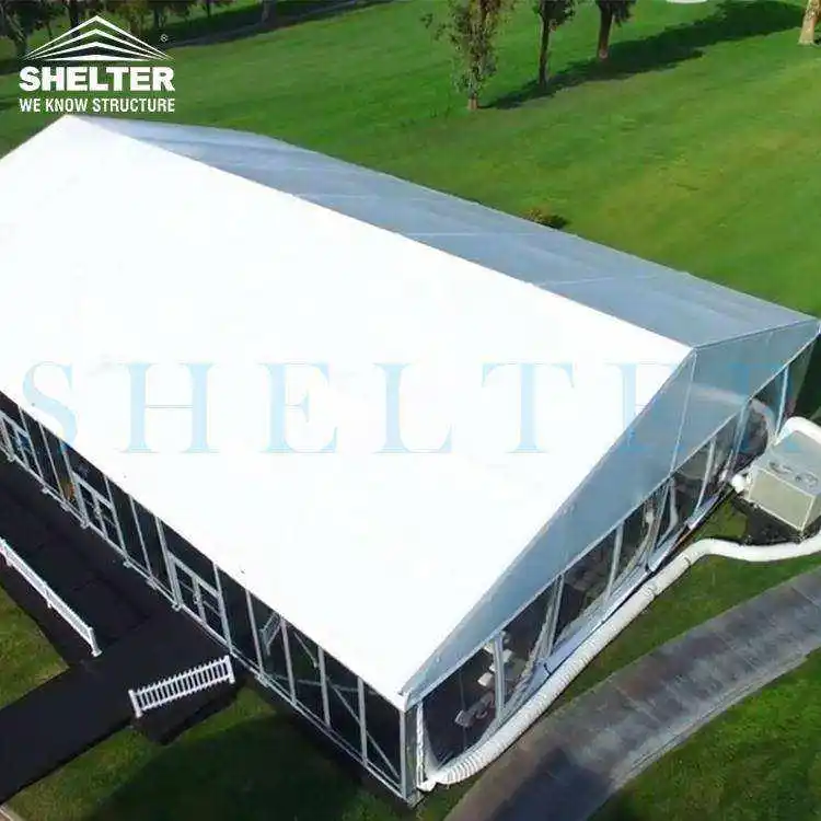 Clear Marquees Luxury Tent Outdoor Wedding Party Aluminum Glass Events Party Banquet Reception Wedding Tents For 300 500 People