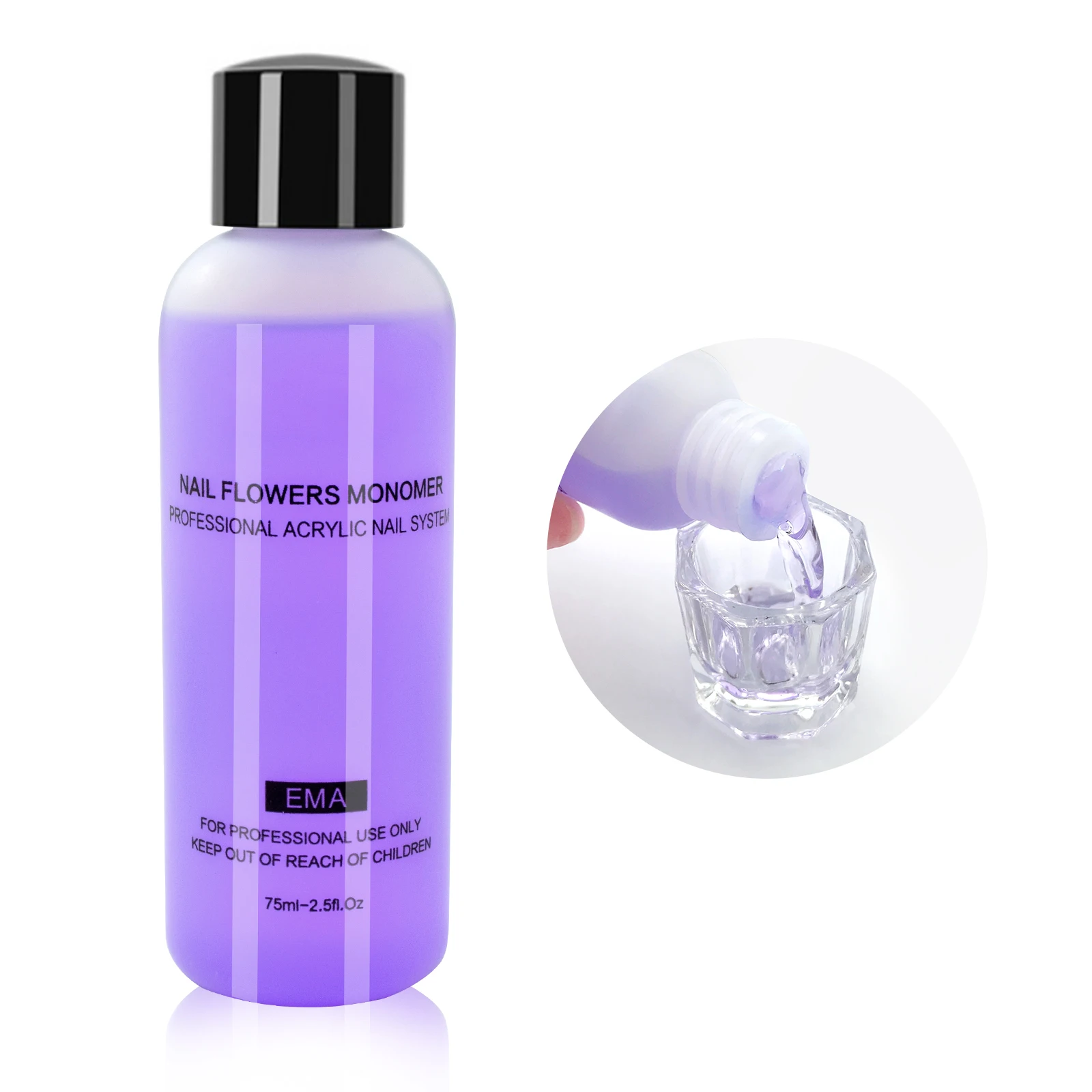 Acrylic Liquid Monomer for Acrylic Powder with Pro Superior Adhesion Monomer Non-Yellow Acrylic Nail Liquid System Extension