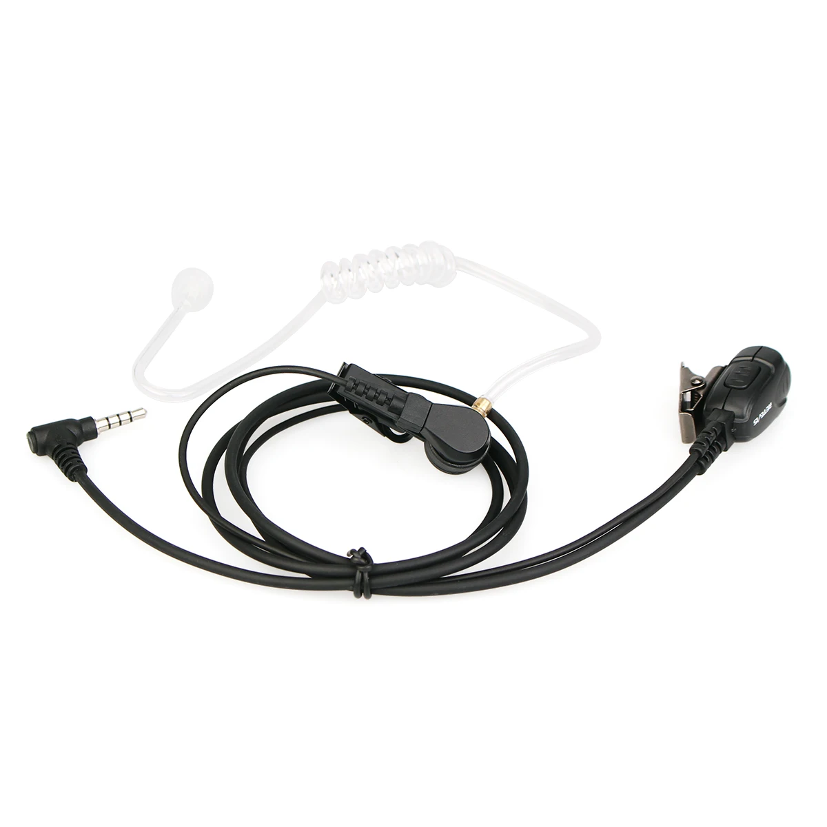 3.5mm 1-Pin Acoustic Earpiece Mic PTT Headset for YAESU VERTEX