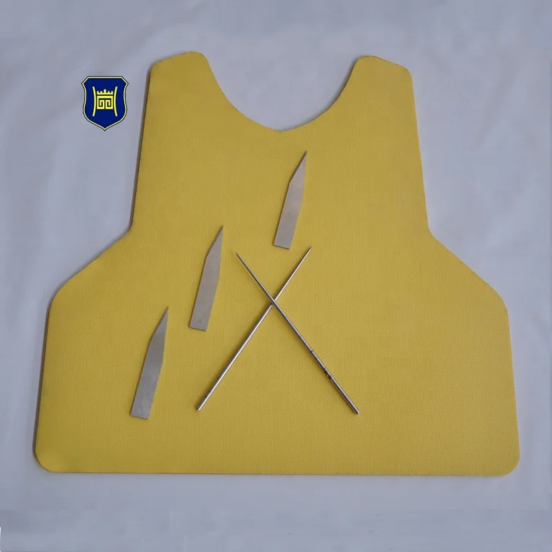 stab proof material stab resistant panels for anti-stab clothing stab proof vest/jacket/T-shirt/Hoodie NIJ Level 24J, 36J, 65J