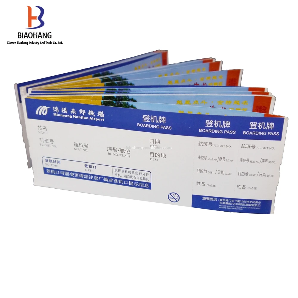 
Thermal /bond /art Paper Card,Airline Boarding Pass,Entrance Ticket,Clothing Hang Tag 