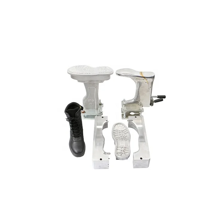 SOGUTECH DESMA type PU double density shoe mould with movable single aluminum last