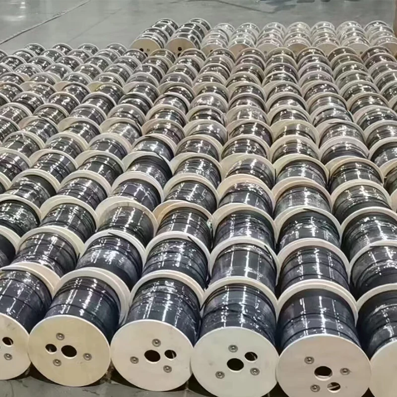 Self-supported Indoor Outdoor Optical Fiber Optic Cable Customized 1 2 4 Core G657A1 Fibre Drop Cable FTTH Communication Cables