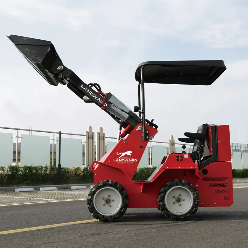 Free Shipping Hot Sale Mini Small skid steer loaders And Snow Plow EPA certification