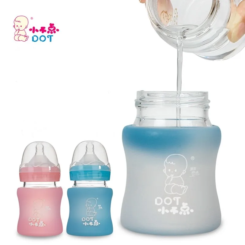 Wholesale BAP free high quality glass baby feeding bottle nipple bottle