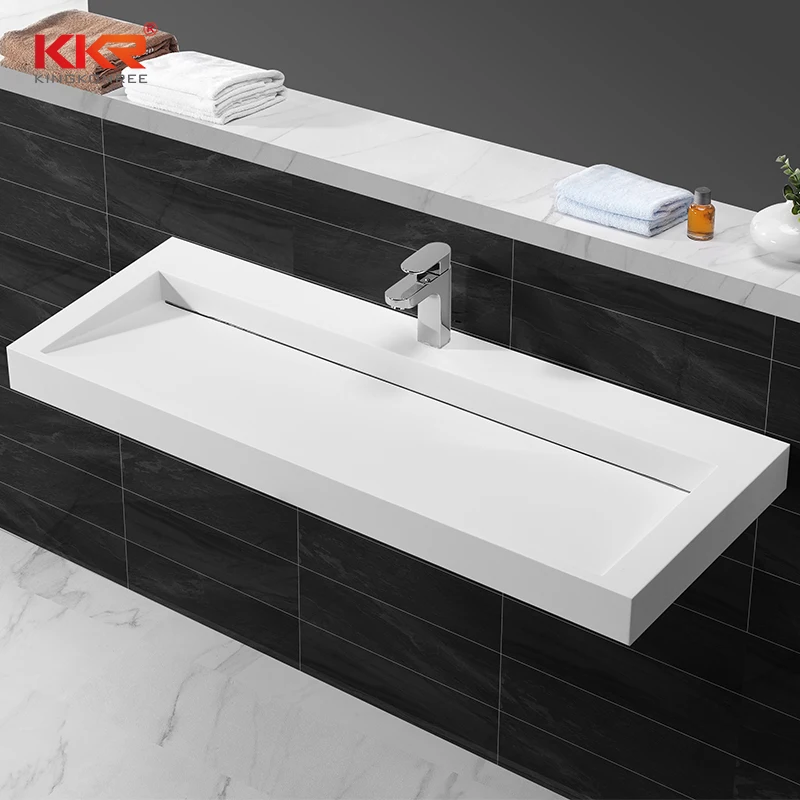 
Bathroom Countertops Vanity Tops Cabinet Vanity Washbasin Acrylic Solid Surface Hand Washbasin 