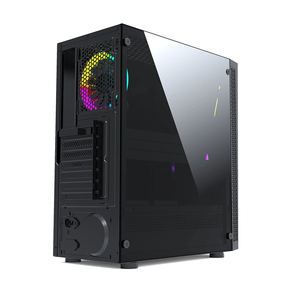  Высококачественный чехол для игрового компьютера со светодиодной лентой ATX RGB корпус ПК