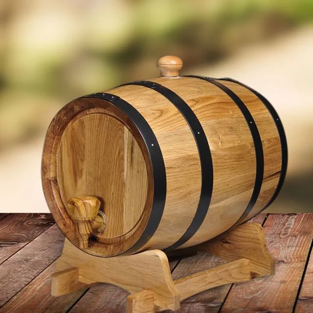 Hot Sale Solid Oak Wood Beer Wine Barrel  American oak wine barrels