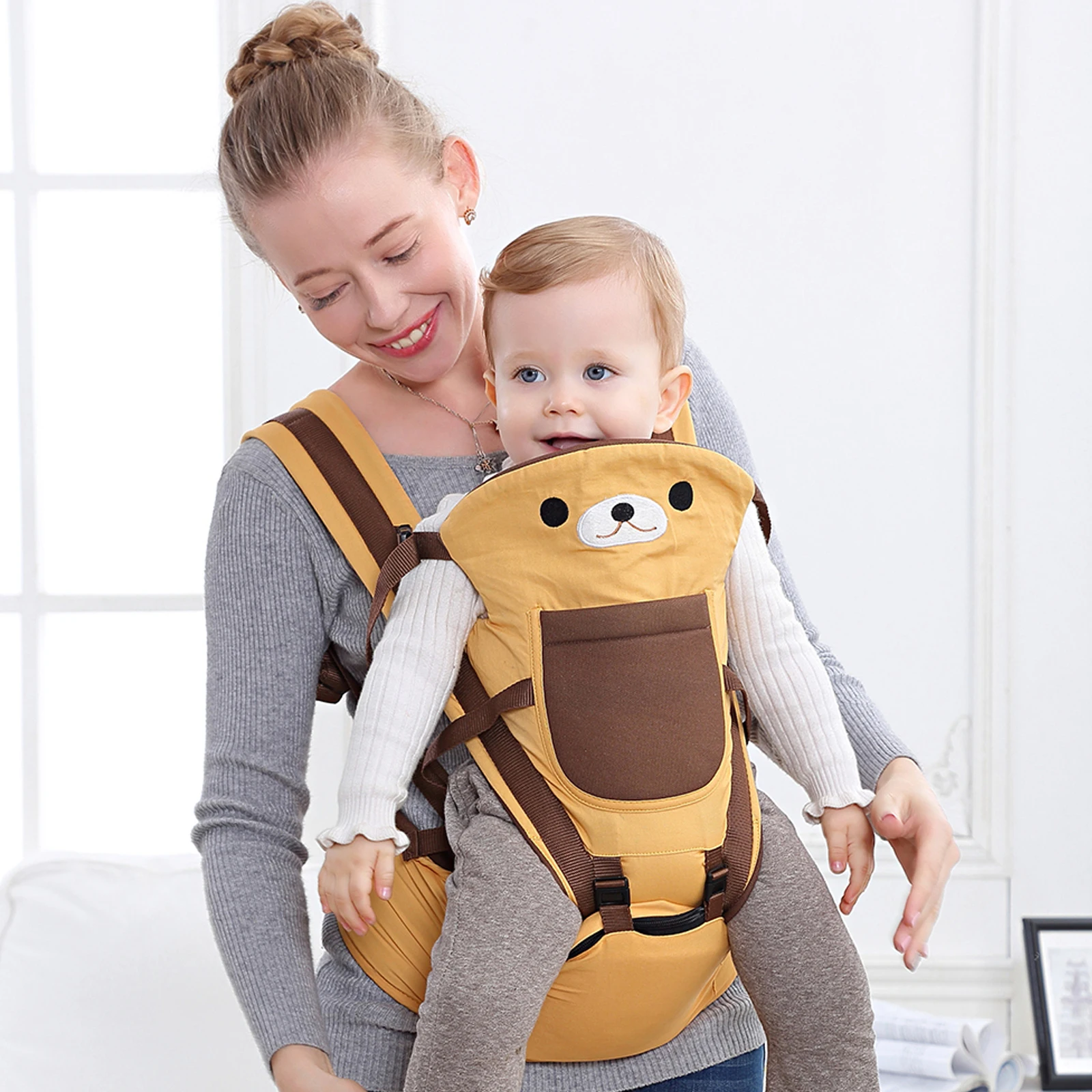 Professional baby products high quality baby carrier waist stool walkers ergonomic baby carrier with hip seat soft