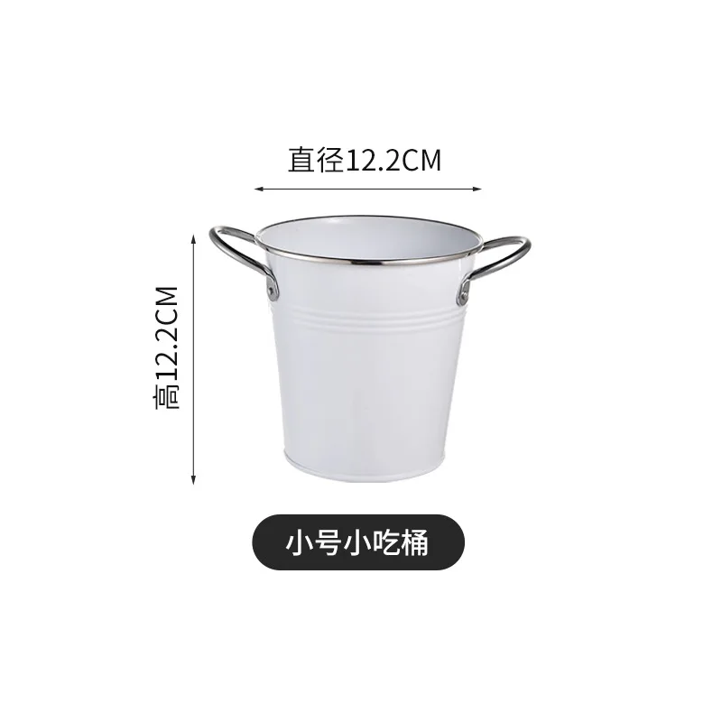 Mini French Fries Barrels Snack Bucket Chicken Wing Fries Fried Chicken Bucket Bar Restaurant Ice Bucket Fried Food Container