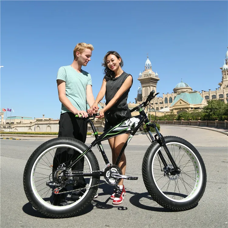 Folding Fat Tire Mtb Bike Foldable Beach Bicycle Wheels 26 Inch Fat Tire Beach Cruiser Bikes