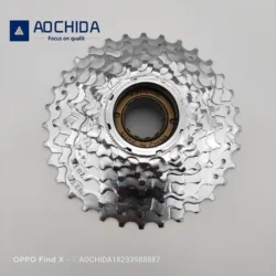 13t-32t rotary positioning electroplating bicycle free wheel highway bicycle high quality bicycle flywheel 8-speed bright color