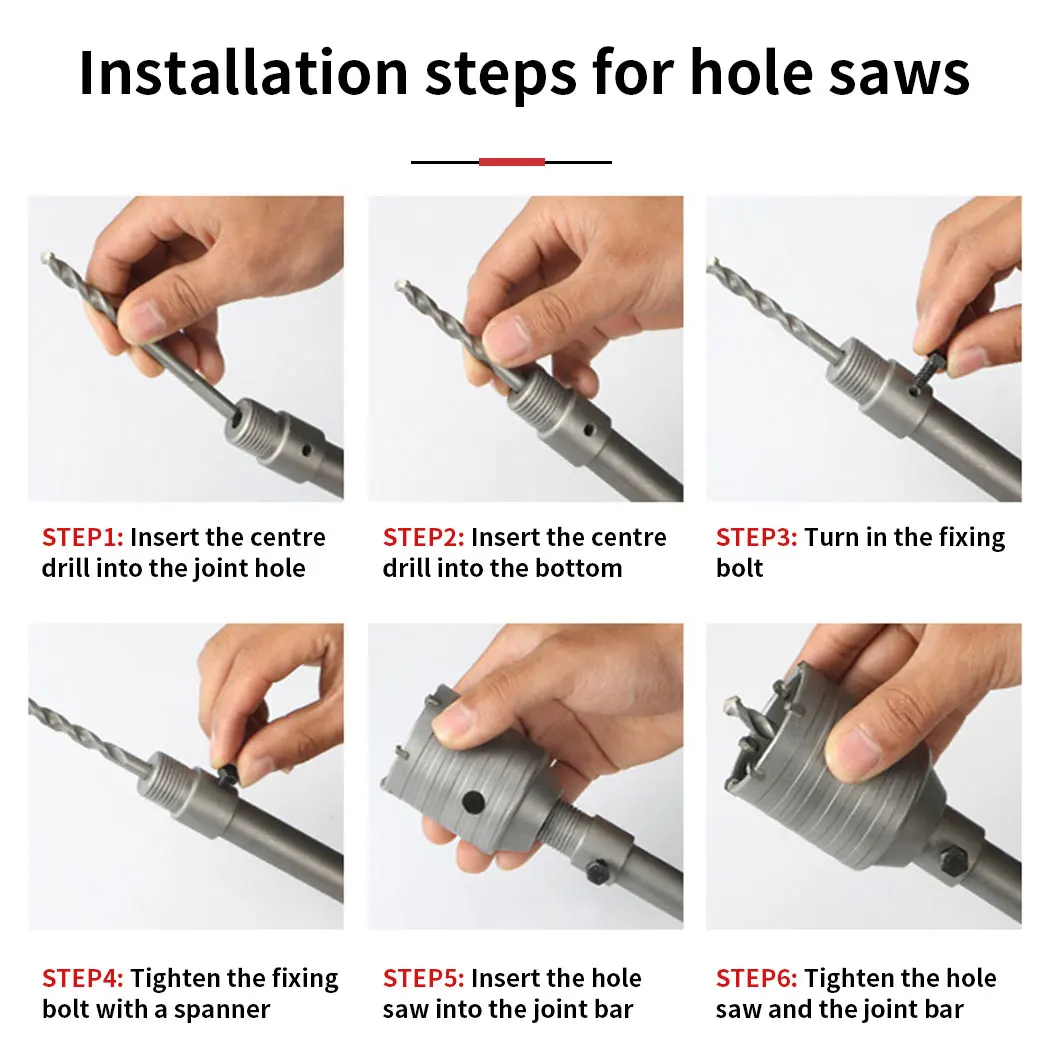Adaptor 350mm, LAIWEI hole drilling accessories, round shank adaptor with  concrete drill