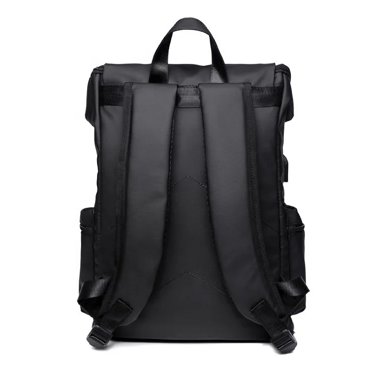 1 Piece Waterproof Sports Travel Mens Foldable High Quality Usb Rolltop Fashion Laptop Nylon Backpack Bag for Men School