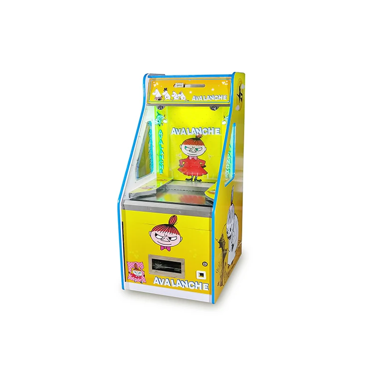 Riteng Malaysia Hot Sale Metal Adult Coin Pusher Vending Game Machine Plastic Token With Ticket Dispenser For Sale Trade